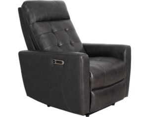 Elements Int'l Group All Star Gray Leather Power Recliner