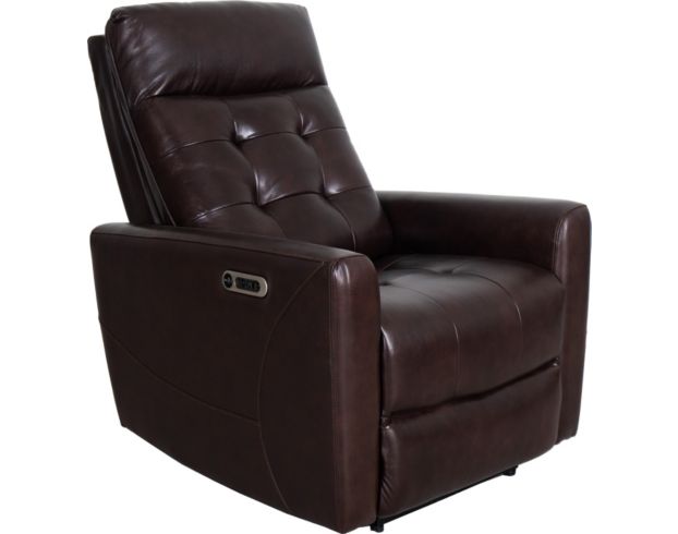 Elements Int'l Group All Star Brown Leather Power Recliner large image number 2