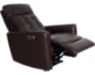 Elements Int'l Group All Star Brown Leather Power Recliner small image number 3