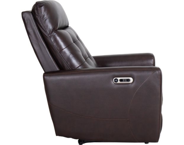 Elements Int'l Group All Star Brown Leather Power Recliner large image number 4