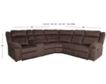 Elements Int'l Group Keystone 3-Piece Reclining Sectional small image number 7