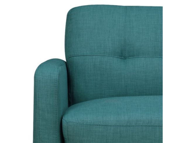 Elements Int'l Group Hadley Teal Sofa large image number 4