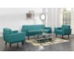 Elements Int'l Group Hadley Teal Sofa small image number 9