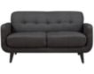 Elements Int'l Group Hadley Gray Loveseat small image number 1