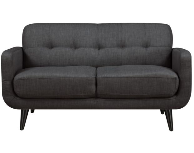 Elements Int'l Group Hadley Gray Loveseat large image number 1