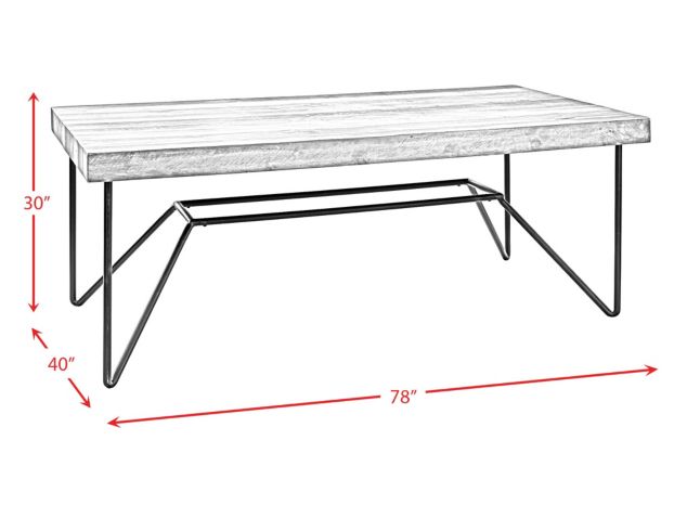 Elements Int'l Group Cruz Dining Table large image number 8