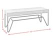 Elements Int'l Group Cruz Dining Bench small image number 8