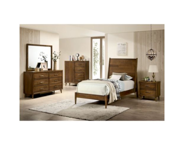 Elements Int'l Malibu Twin Bed large image number 2