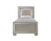 Elements Int'l Platinum Champagne Twin Bed small image number 1