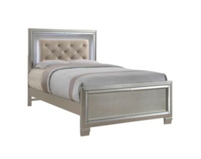 Elements Int'l Platinum Champagne Full Bed