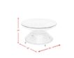 Elements Int'l Lavinia Glass Coffee Table & Two End Tables small image number 8