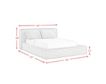 Elements Int'l Rosebery Light Gray Upholstered Queen Bed with Two Pillows small image number 9