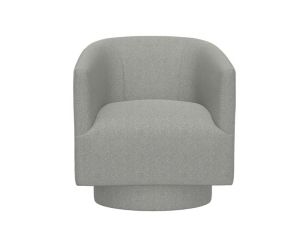 Emerald Home Furniture Brylee Gray Swivel Chair