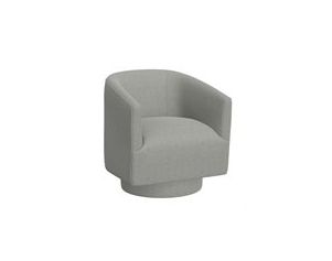 Emerald Home Furniture Brylee Gray Swivel Chair