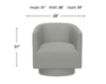 Emerald Home Furniture Brylee Gray Swivel Chair small image number 7