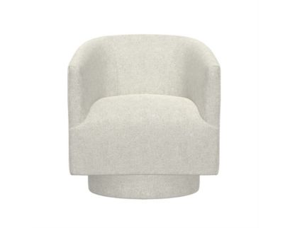 Emerald Home Furniture Brylee White Swivel Chair