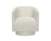 Emerald Home Furniture Brylee White Swivel Chair small image number 1