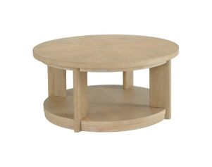 Emerald Home Furniture Pacific Grove Sand Dune Round Coffee Table