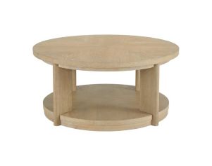 Emerald Home Furniture Pacific Grove Sand Dune Round Coffee Table