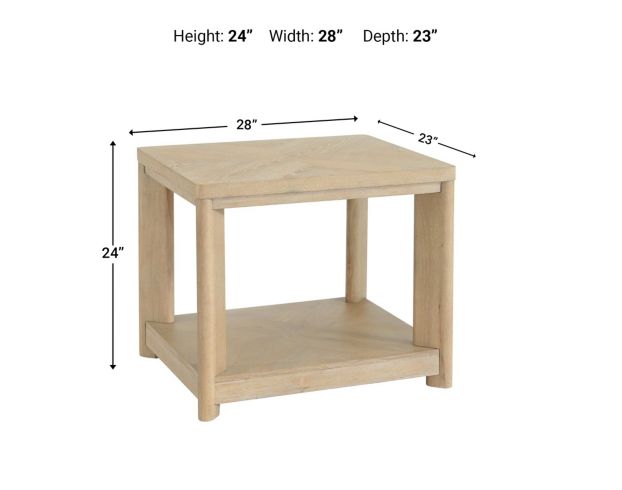 Emerald Home Furniture Pacific Grove Sand Dune End Table large image number 5