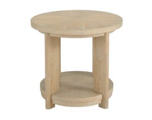 Emerald Home Furniture Pacific Grove Sand Dune Round Accent Table