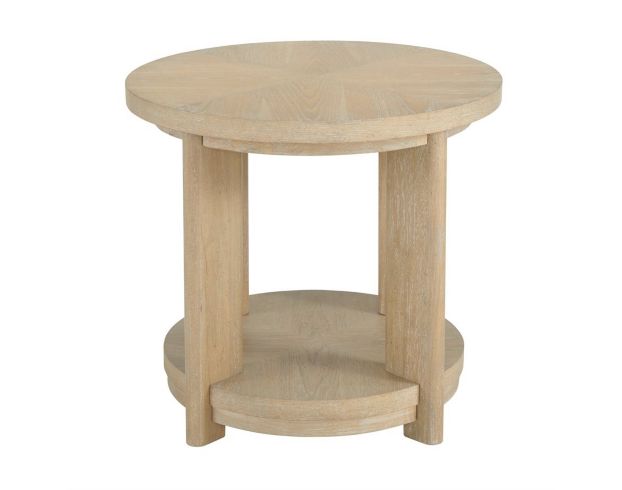 Emerald Home Furniture Pacific Grove Sand Dune Round Accent Table large image number 1