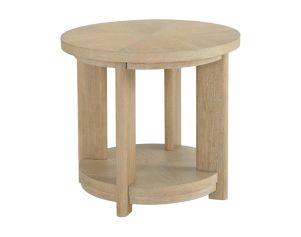 Emerald Home Furniture Pacific Grove Sand Dune Round Accent Table