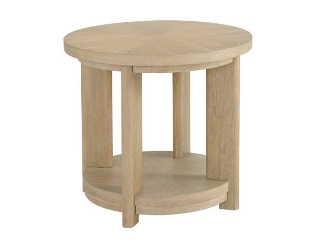 Emerald Home Furniture Pacific Grove Sand Dune Round Accent Table large image number 2