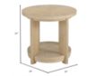 Emerald Home Furniture Pacific Grove Sand Dune Round Accent Table small image number 5