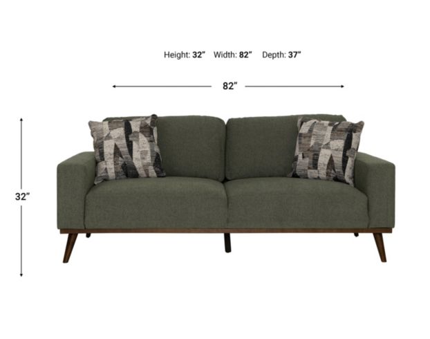 Emerald Home Furniture Heath Olive Sofa large image number 9