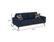 Emerald Home Furniture Heath Navy Blue Sofa small image number 4