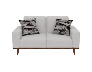 Emerald Home Furniture Heath White Loveseat