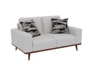 Emerald Home Furniture Heath White Loveseat