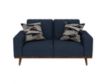 Emerald Home Furniture Heath Navy Blue Loveseat small image number 1