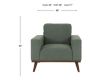 Emerald Home Furniture Heath Olive Green Chair small image number 9