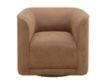 Emerald Home Furniture Whirlaway Saddle Brown Swivel Chair small image number 1