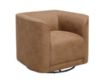 Emerald Home Furniture Whirlaway Saddle Brown Swivel Chair small image number 2