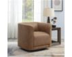 Emerald Home Furniture Whirlaway Saddle Brown Swivel Chair small image number 6