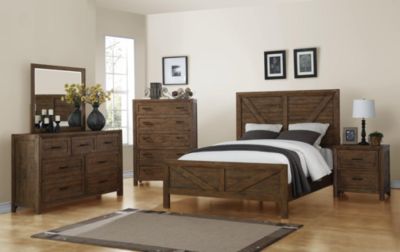 Emerald Home Furniture Pine Valley 4 Piece Queen Bedroom Set