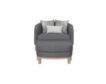 Emerald Home Furniture Maeve Thundercloud Gray Accent Chair with Storage Ottoman small image number 2