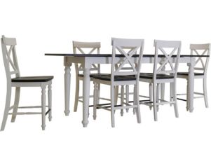 Emerald Home Furniture Mountain Retreat 7-Piece Counter Set