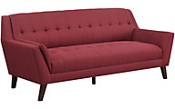 Emerald Home Furniture Binetti Red Sofa