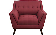 Emerald Home Furniture Binetti Red Chair