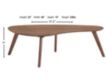 Emerald Home Furniture Simplicity Curved Coffee Table small image number 3