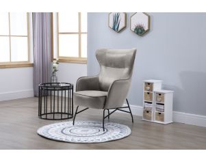 Emerald Home Furniture Franky Charcoal Accent Chair