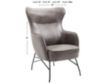 Emerald Home Furniture Franky Charcoal Accent Chair small image number 3
