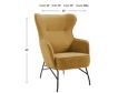 Emerald Home Furniture Franky Curry Accent Chair small image number 3