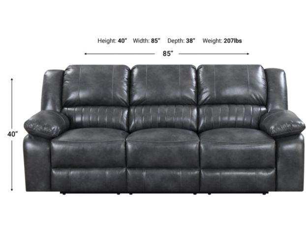 Emerald Home Furniture Navaro Reclining Sofa large image number 3