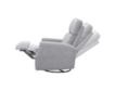 Emerald Home Furniture Tabor Gray Swivel Glider Recliner small image number 3