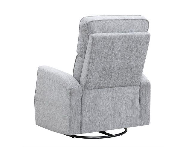 Gray and white discount recliner